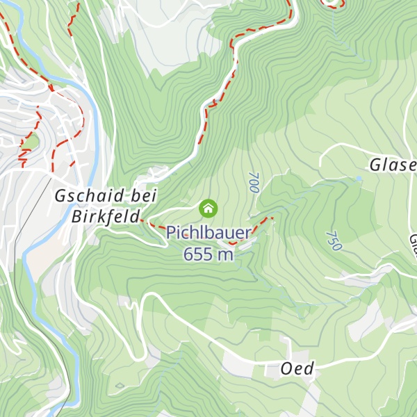 Map of Pichlbauer