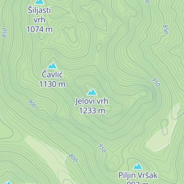 Map of Jelovi vrh
