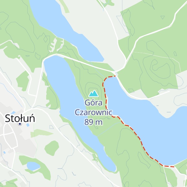 Map of Góra Czarownic