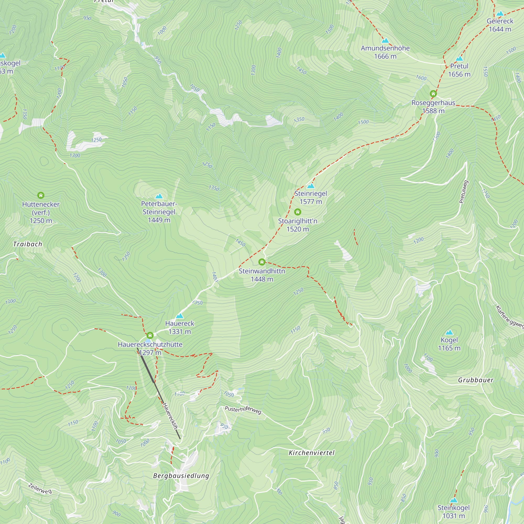 Steinwandhittn map