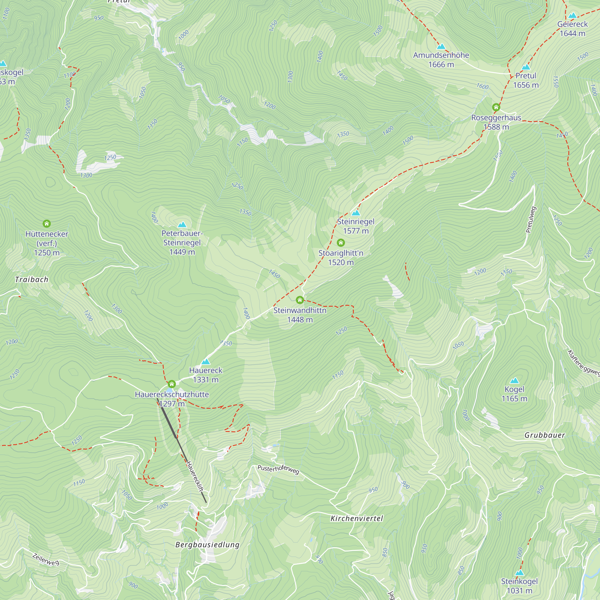Steinwandhittn map
