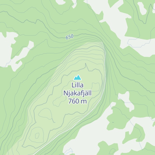 Map of Lilla Njakafjäll