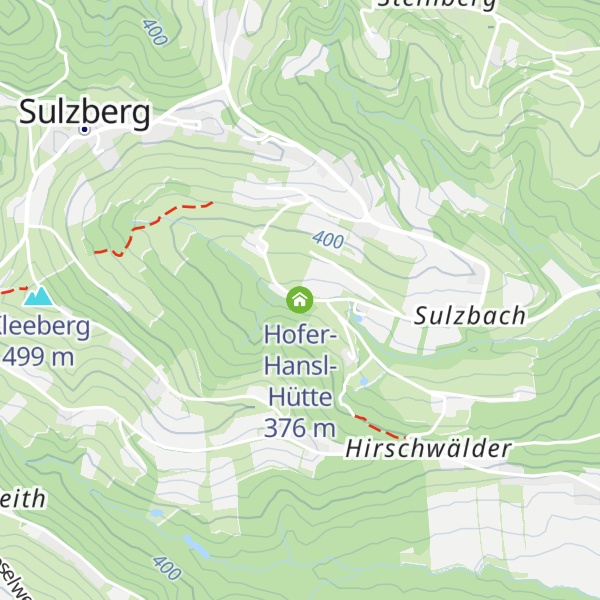Map of Hofer-Hansl-Hütte