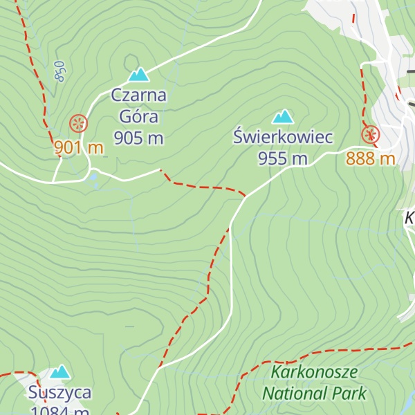 Map of Rówienka