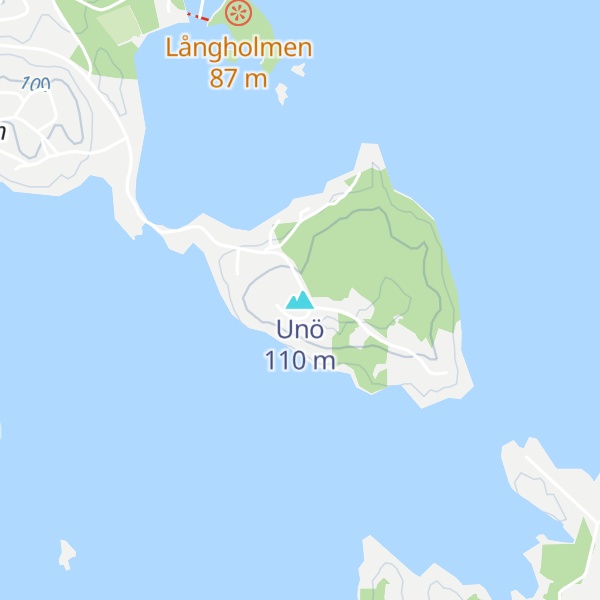 Map of Unö
