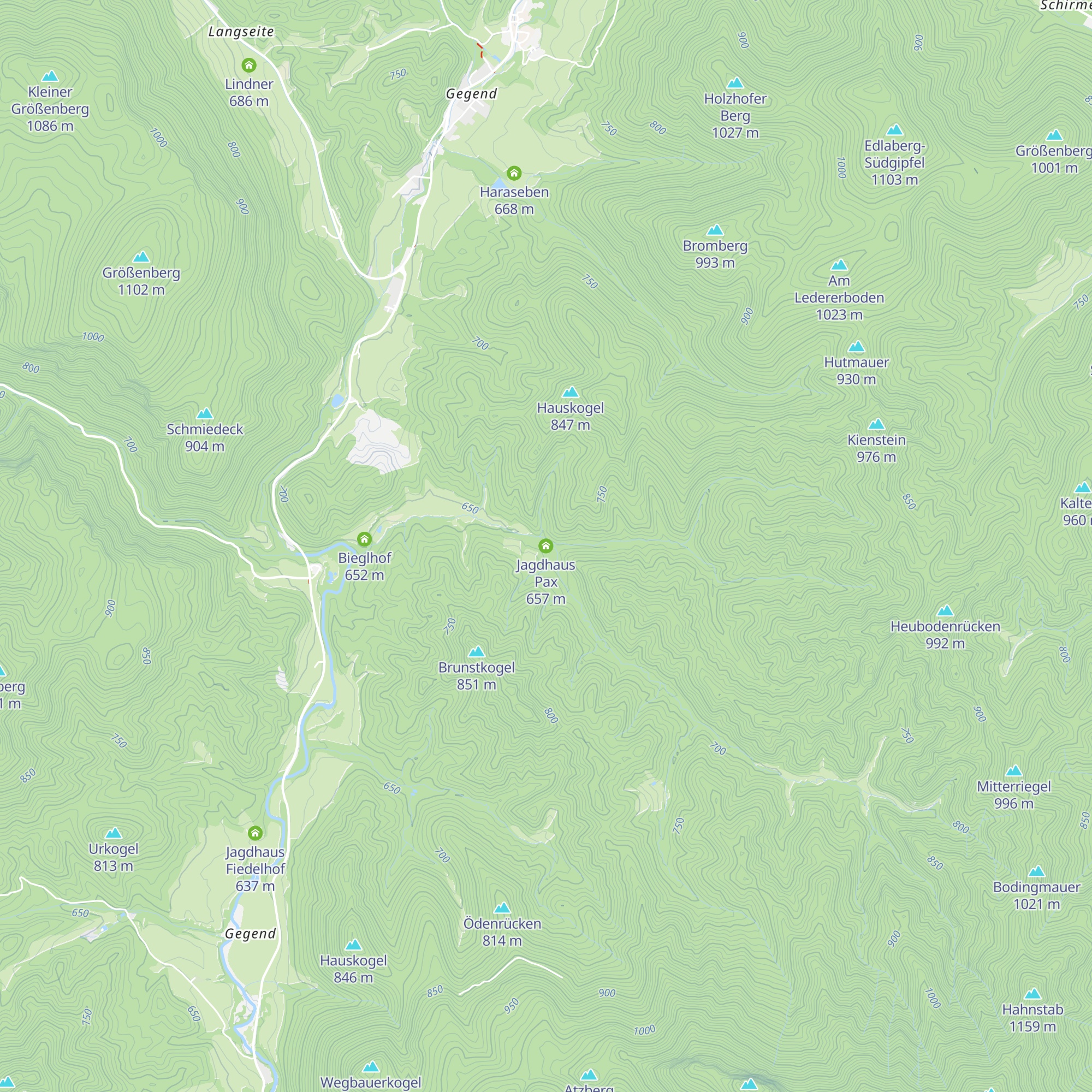 Jagdhaus Pax map