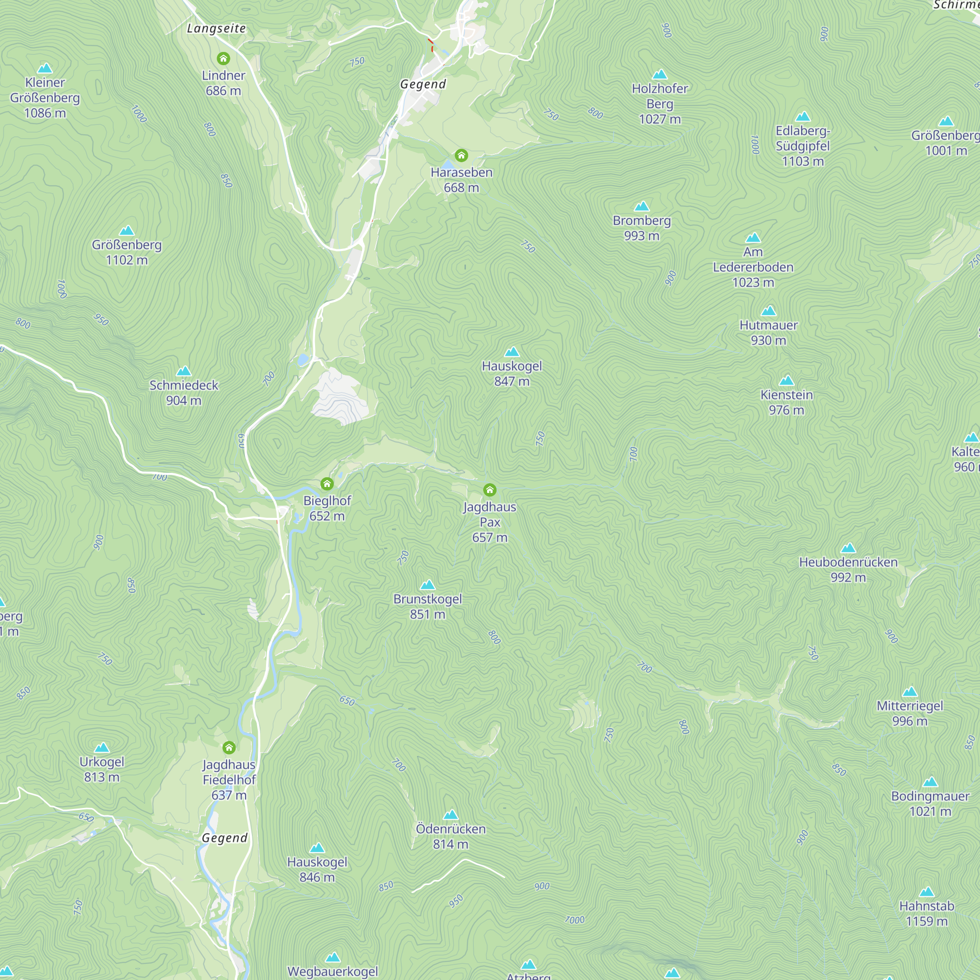 Jagdhaus Pax map