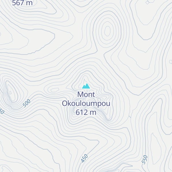 Map of Mont Okouloumpou