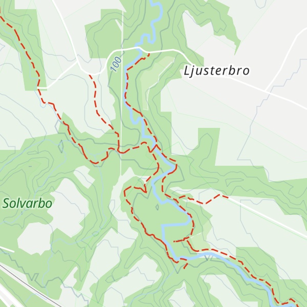 Map of Franssons stugor