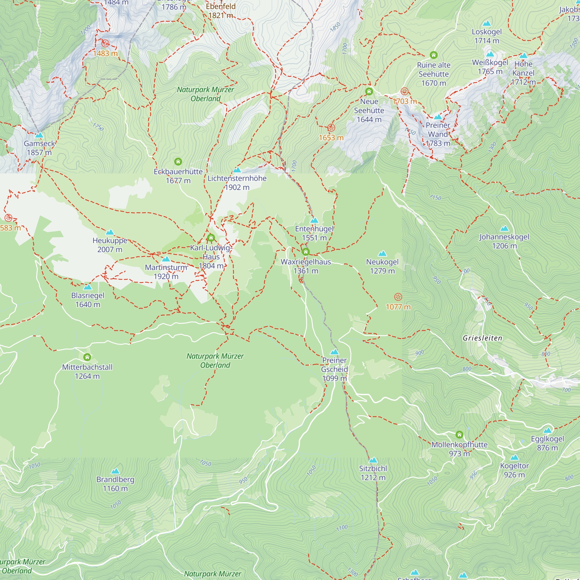 Gflotzhütte map