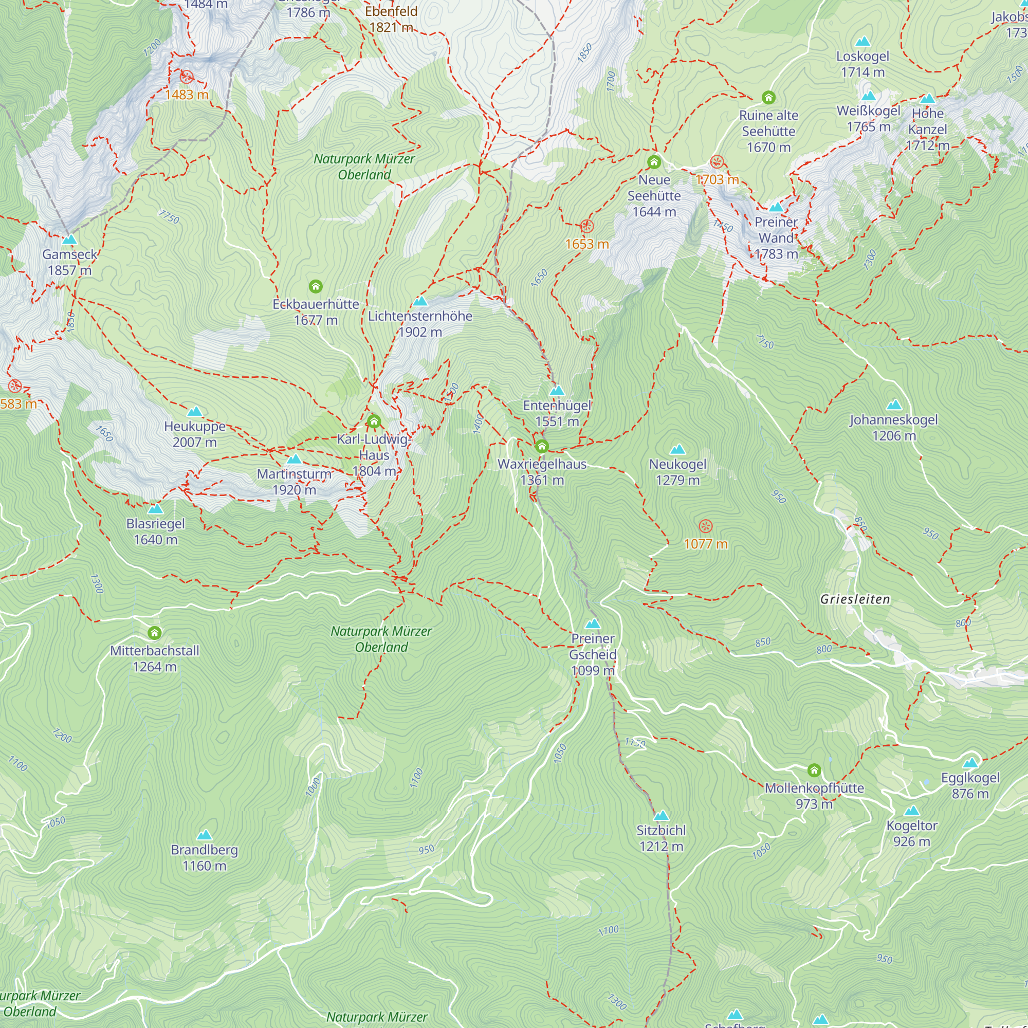 Gflotzhütte map