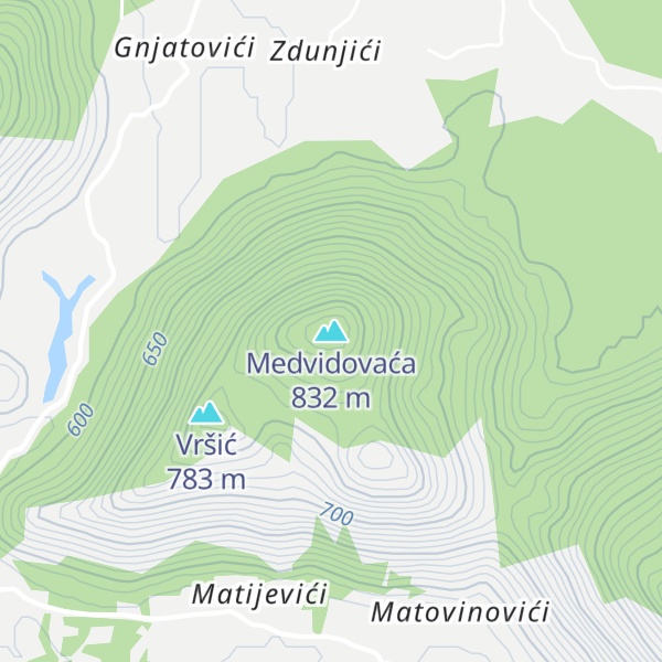 Map of Medvidovaća