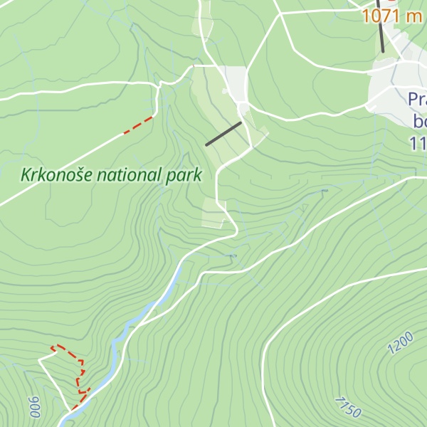 Map of Cihlářská bouda