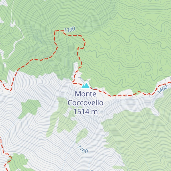 Map of Monte Coccovello