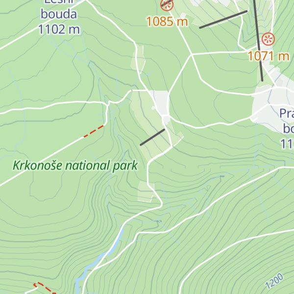 Map of Chata Hájenka