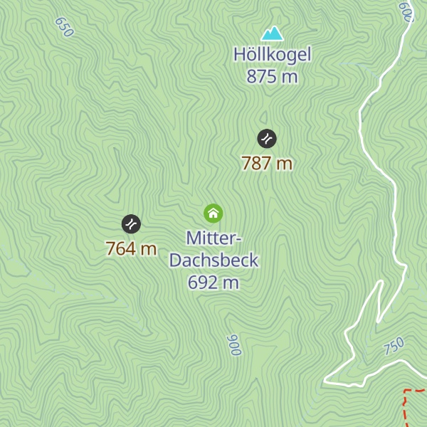 Map of Mitter-Dachsbeck