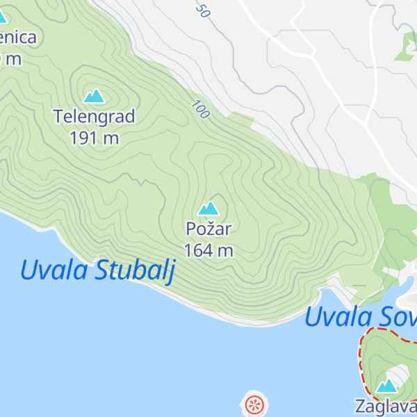 Map of Požar