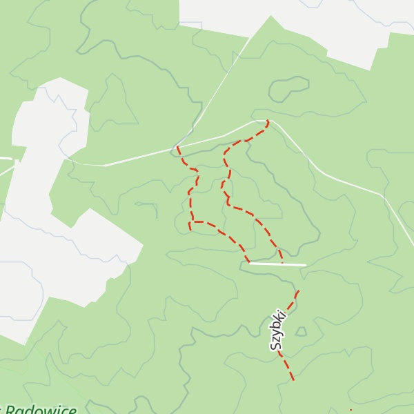 Map of Lisieckie Góry