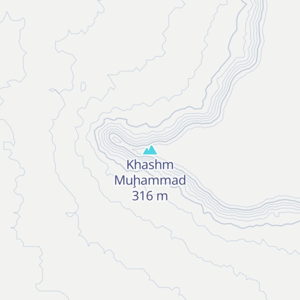 Map of Khashm Muḩammad