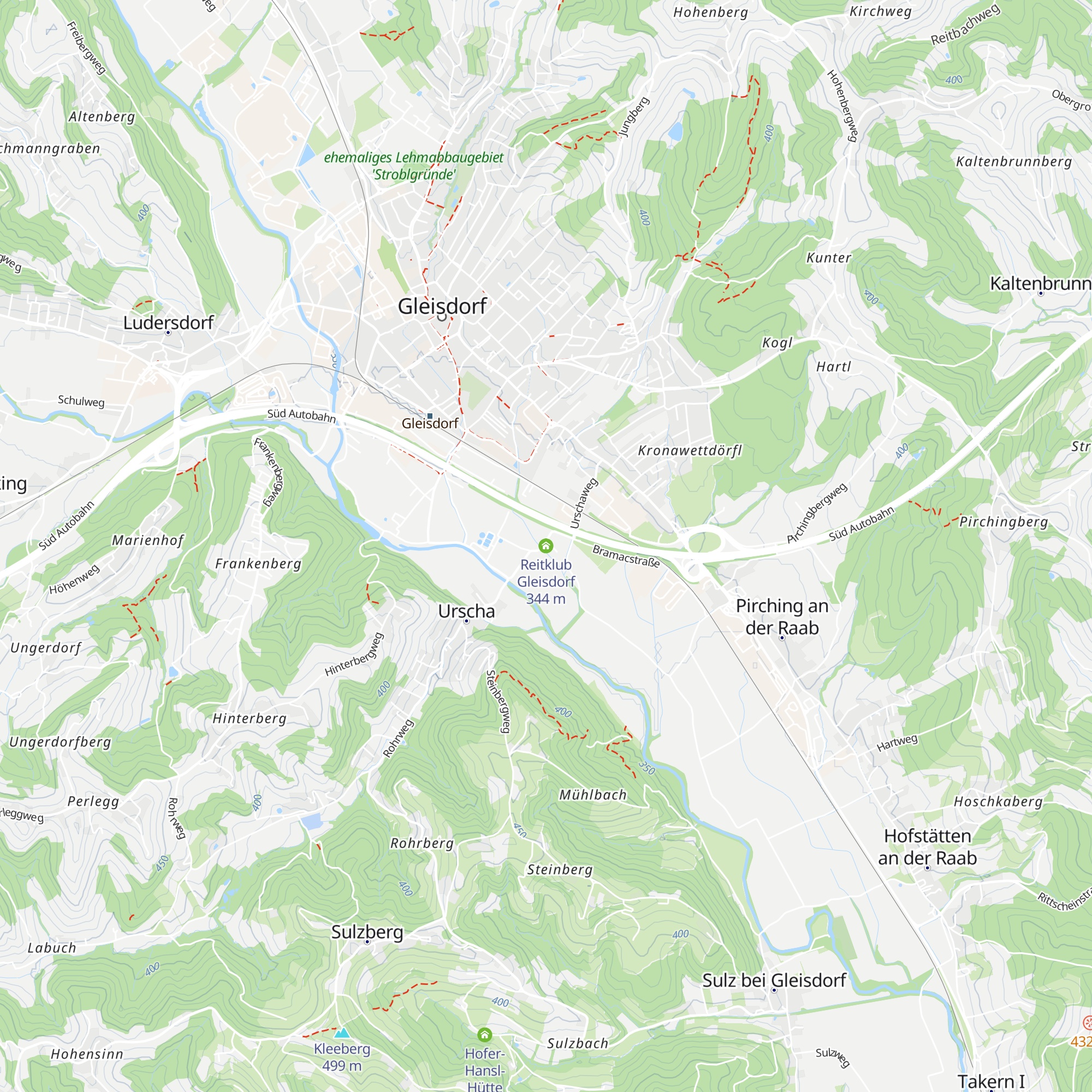 Reitklub Gleisdorf map