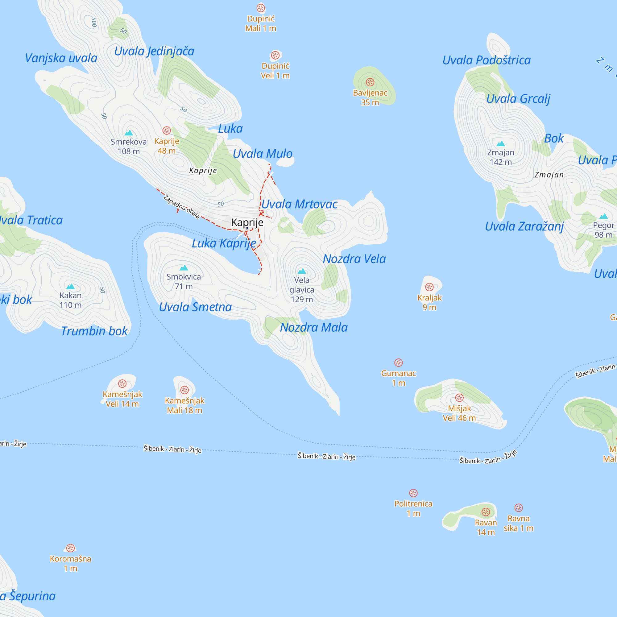 Konoba G8 map