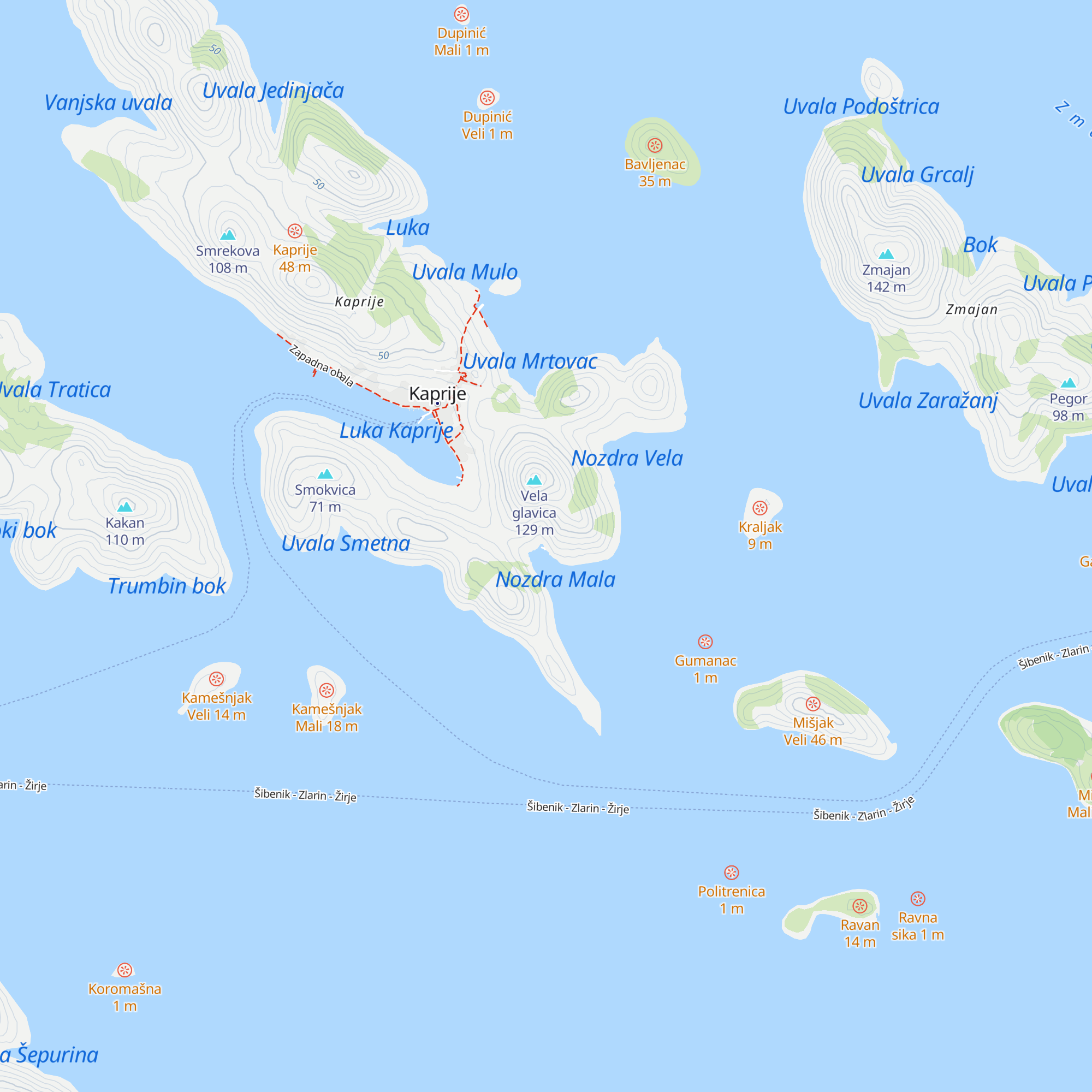 Konoba G8 map