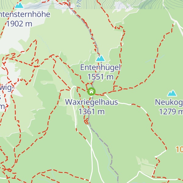 Map of Waxriegelhaus