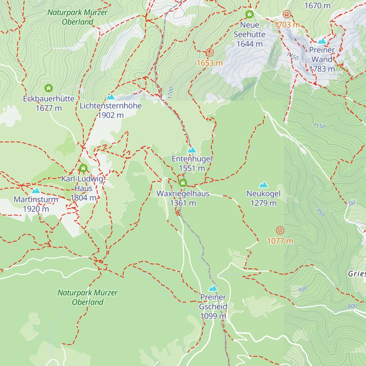 Waxriegelhaus map