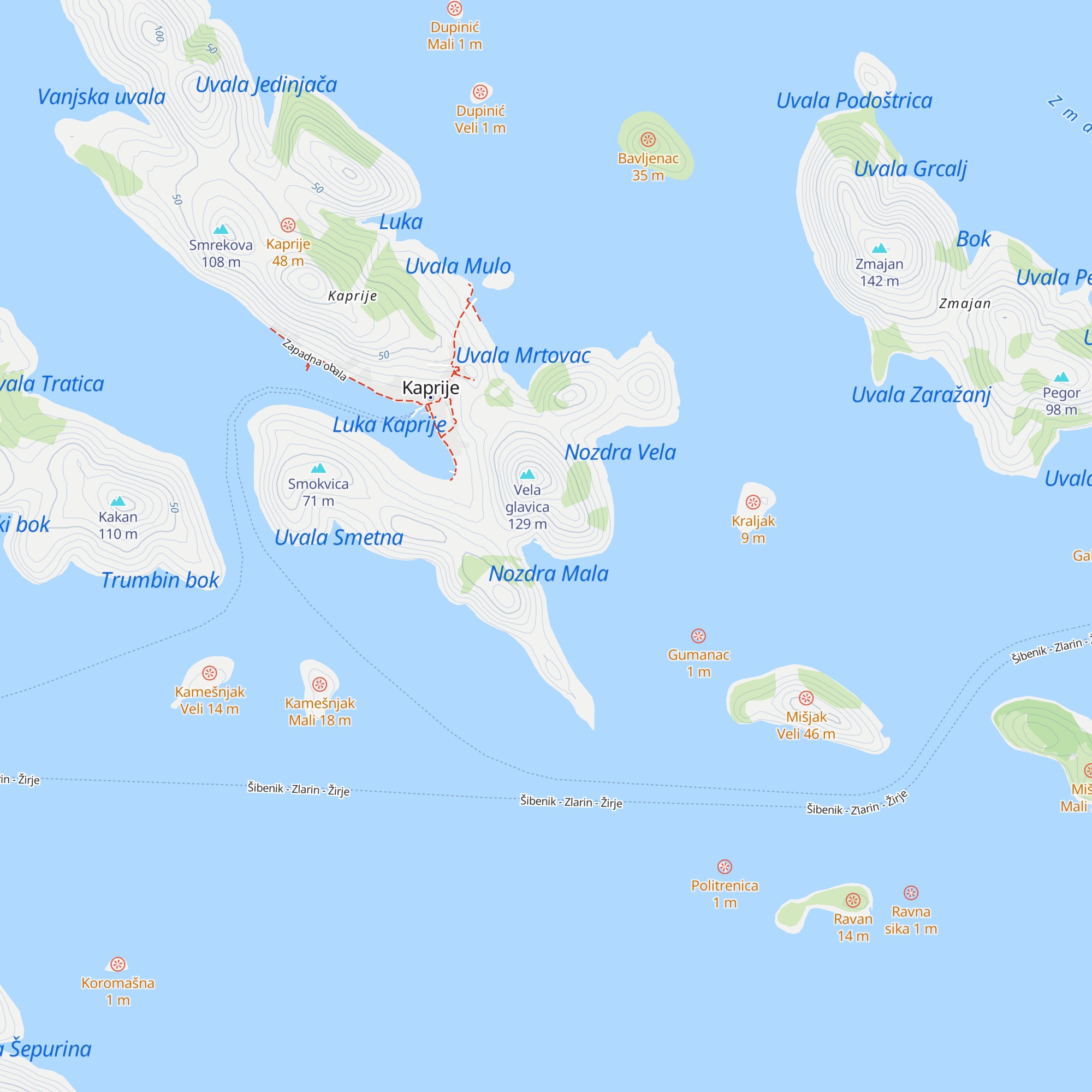 Konoba Matteo map