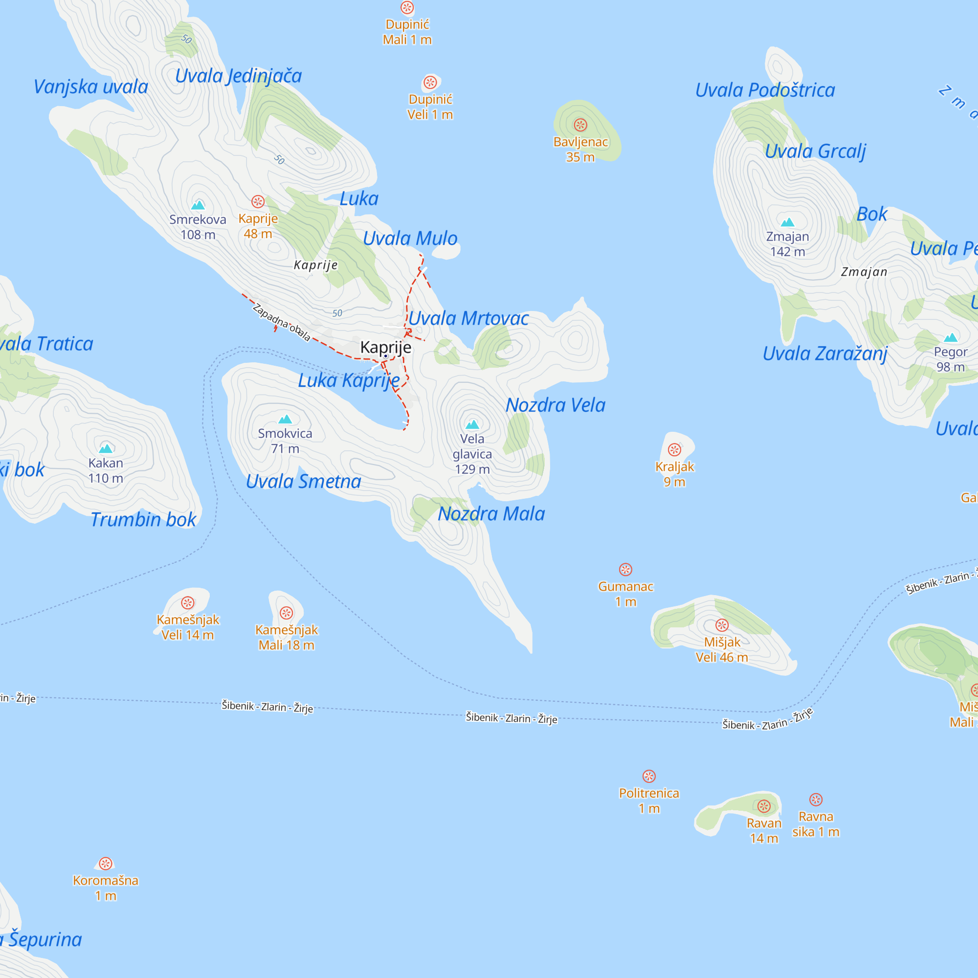 Konoba Matteo map