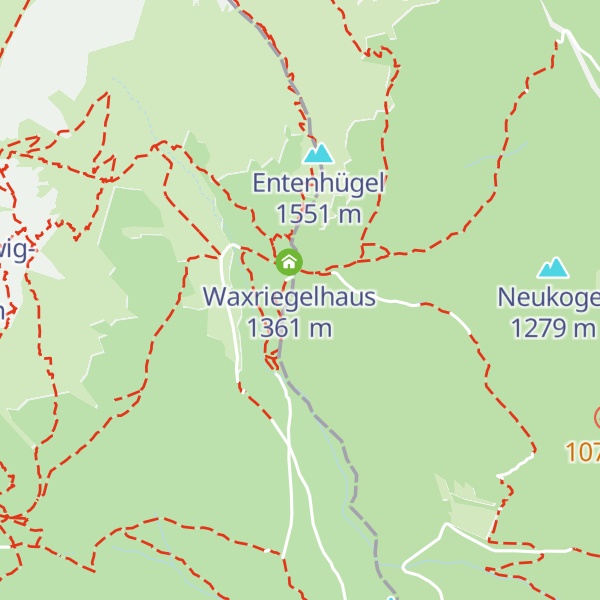 Map of Peilsteinerhütte