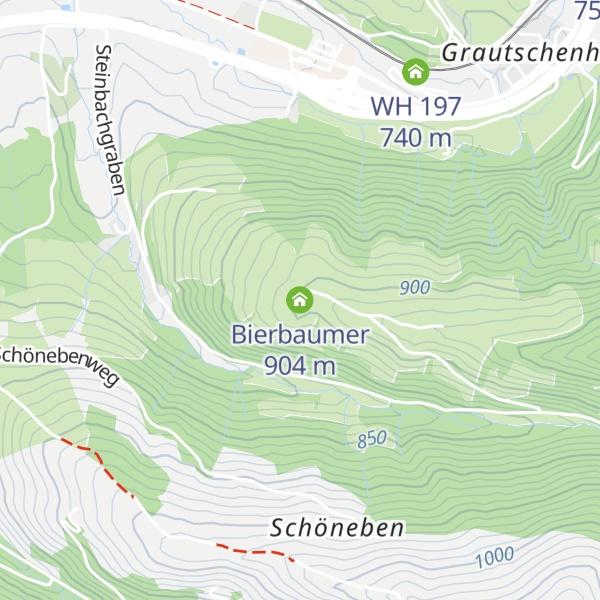 Map of Bierbaumer