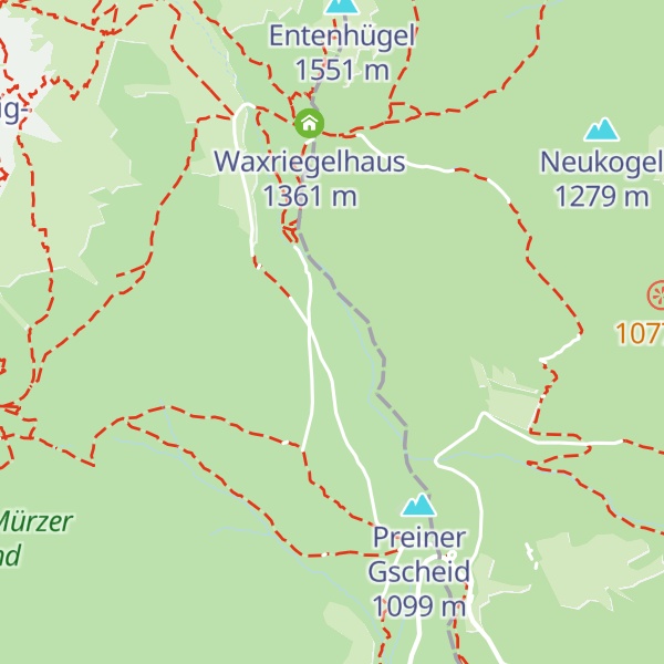 Map of Payerbacher Hütte