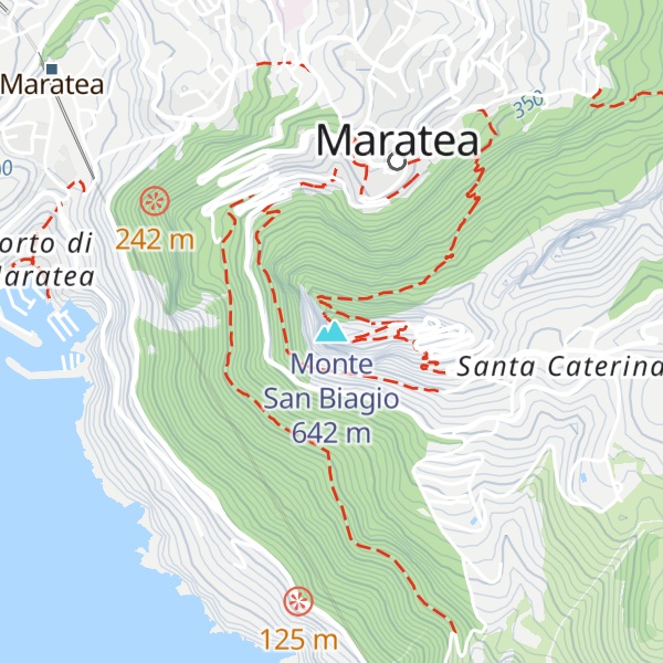 Map of Monte San Biagio