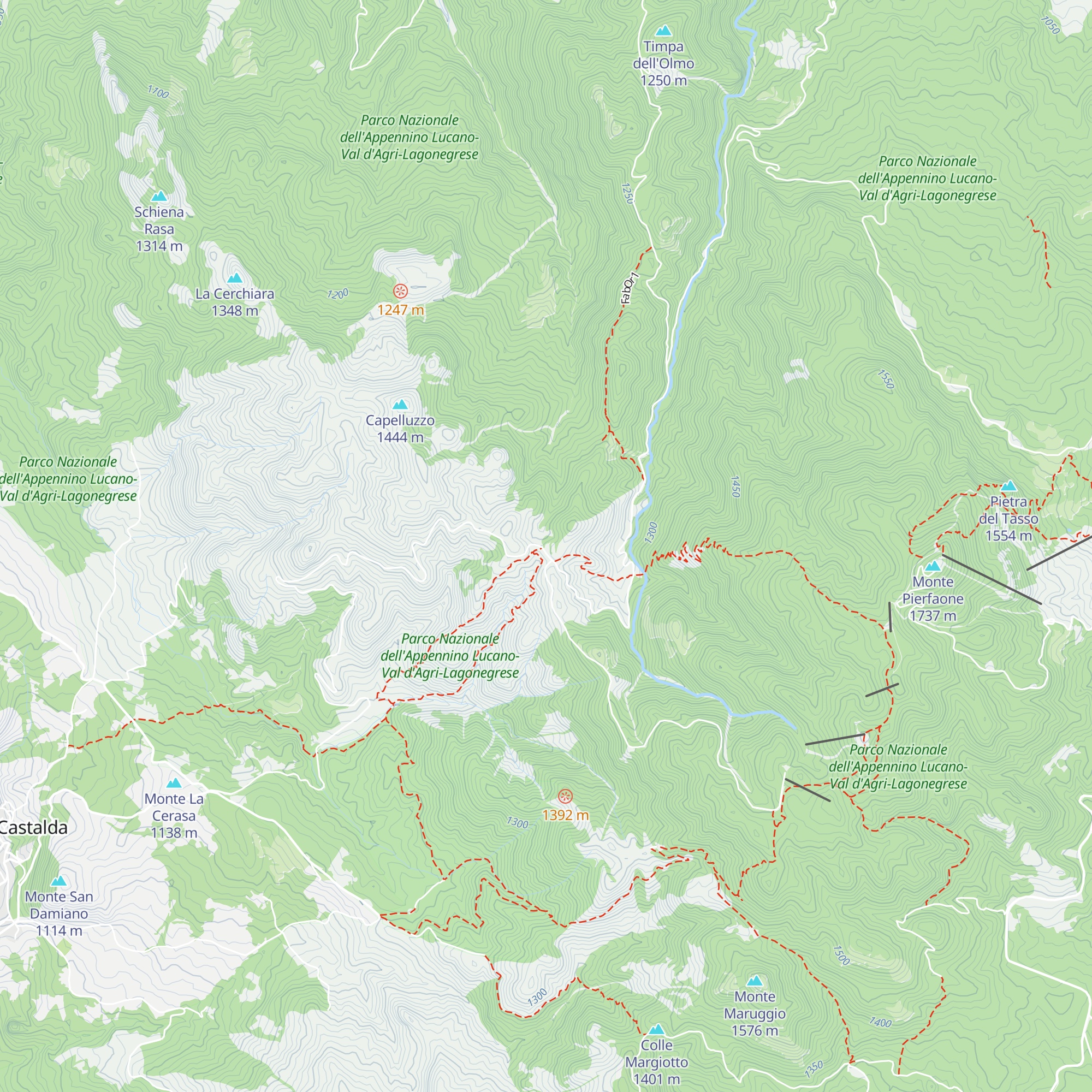 Il rifugio nel bosco map