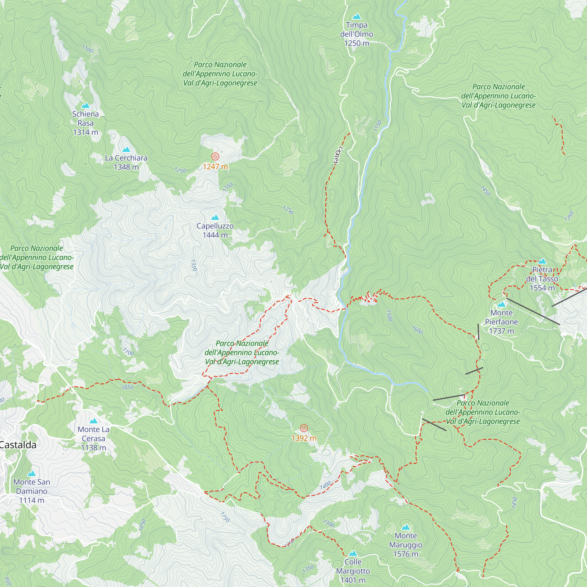 Il rifugio nel bosco map