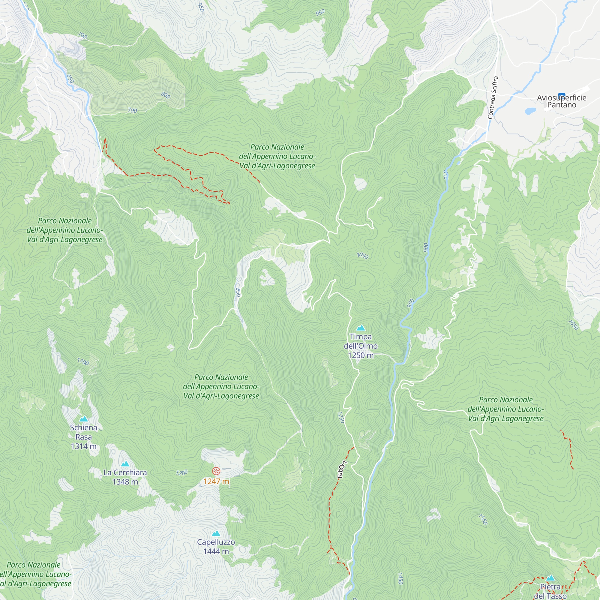 Rifugio la Casermetta map