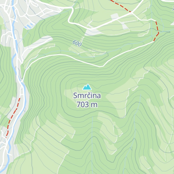 Map of Smrčina