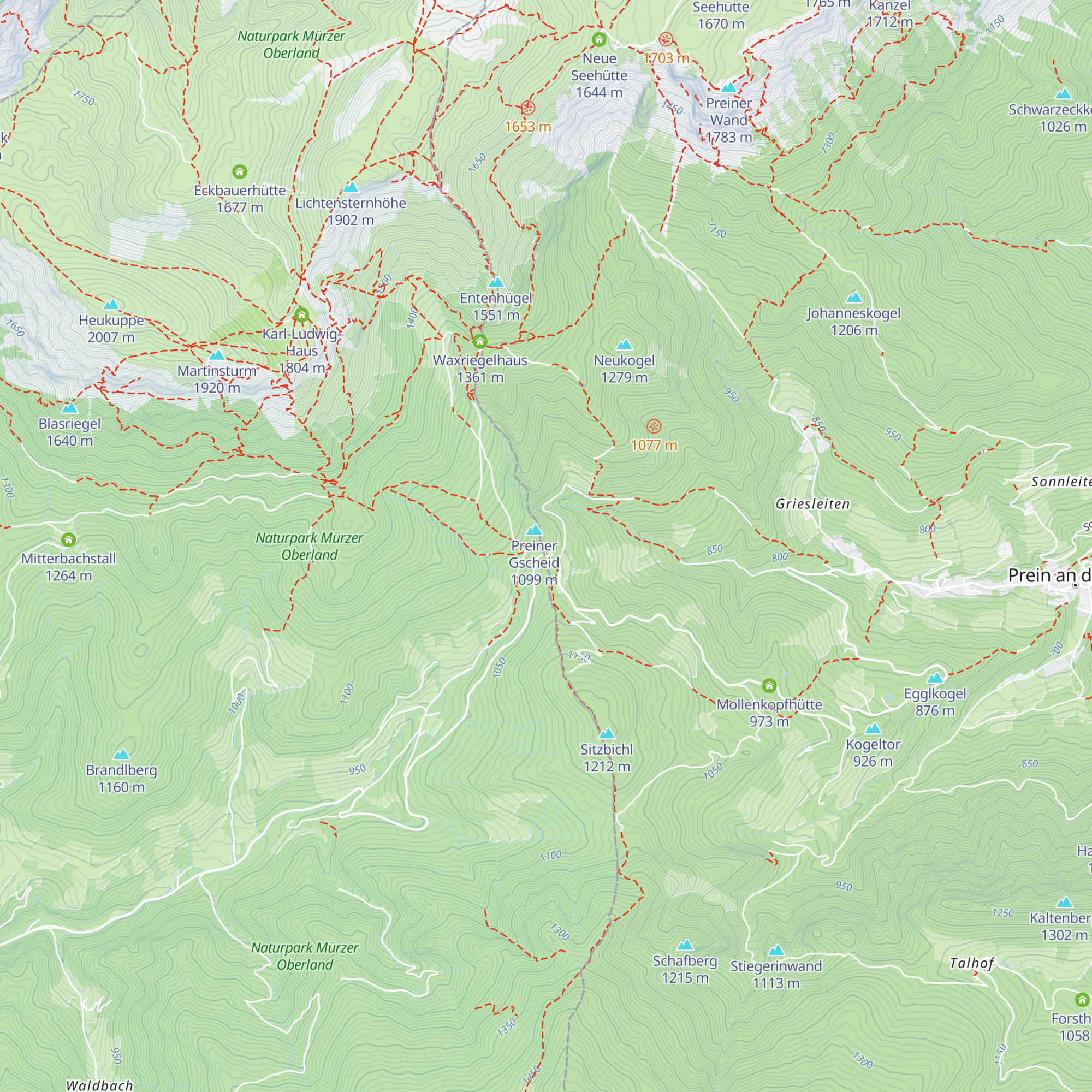 Edelweisshütte map