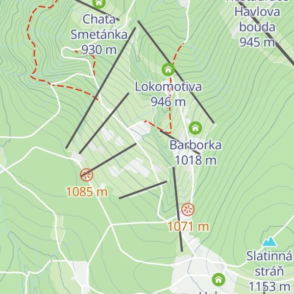 Map of Horská chata Dimrovka