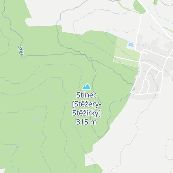 Map of Stínec [Stěžery-Stěžírky]