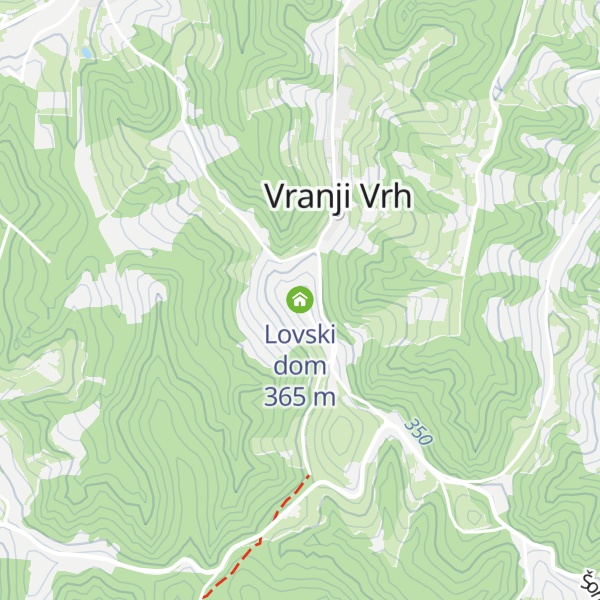 Map of Lovski dom
