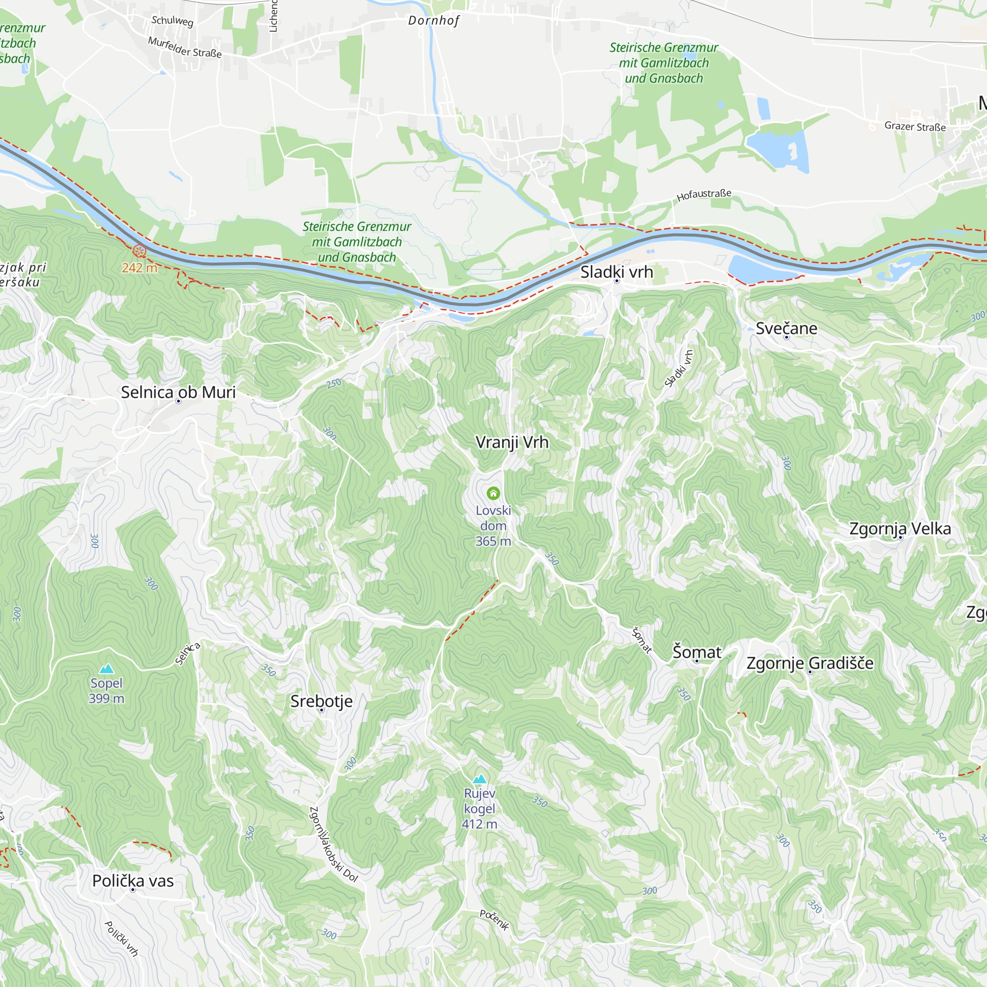 Lovski dom map