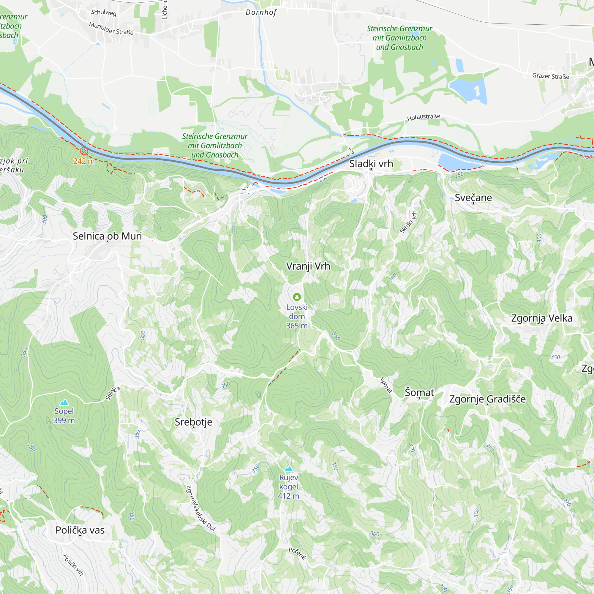 Lovski dom map