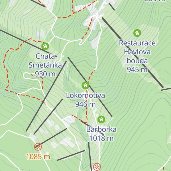 Map of Lokomotiva