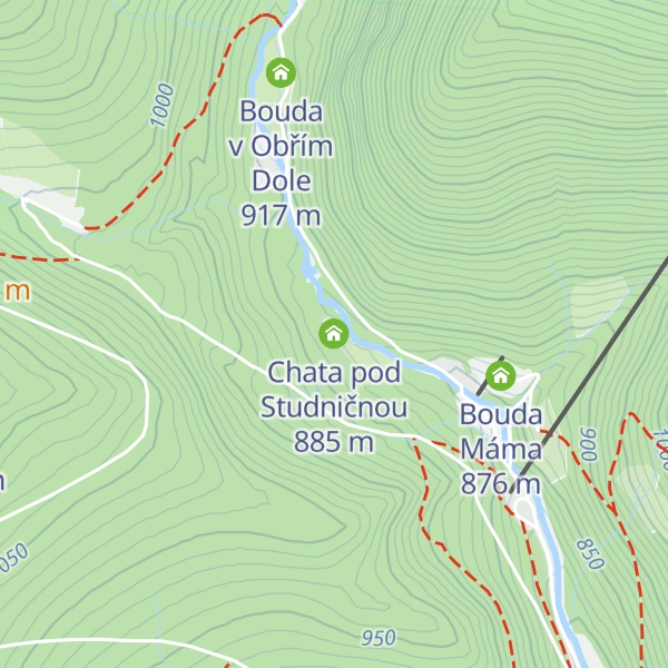 Map of Chata pod Studničnou