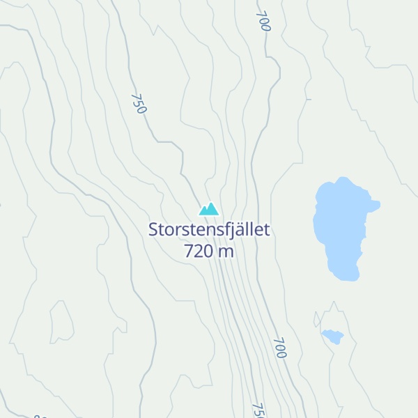 Map of Storstensfjället