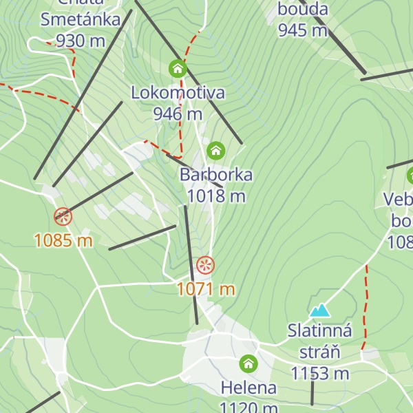 Map of Jindřichův dům