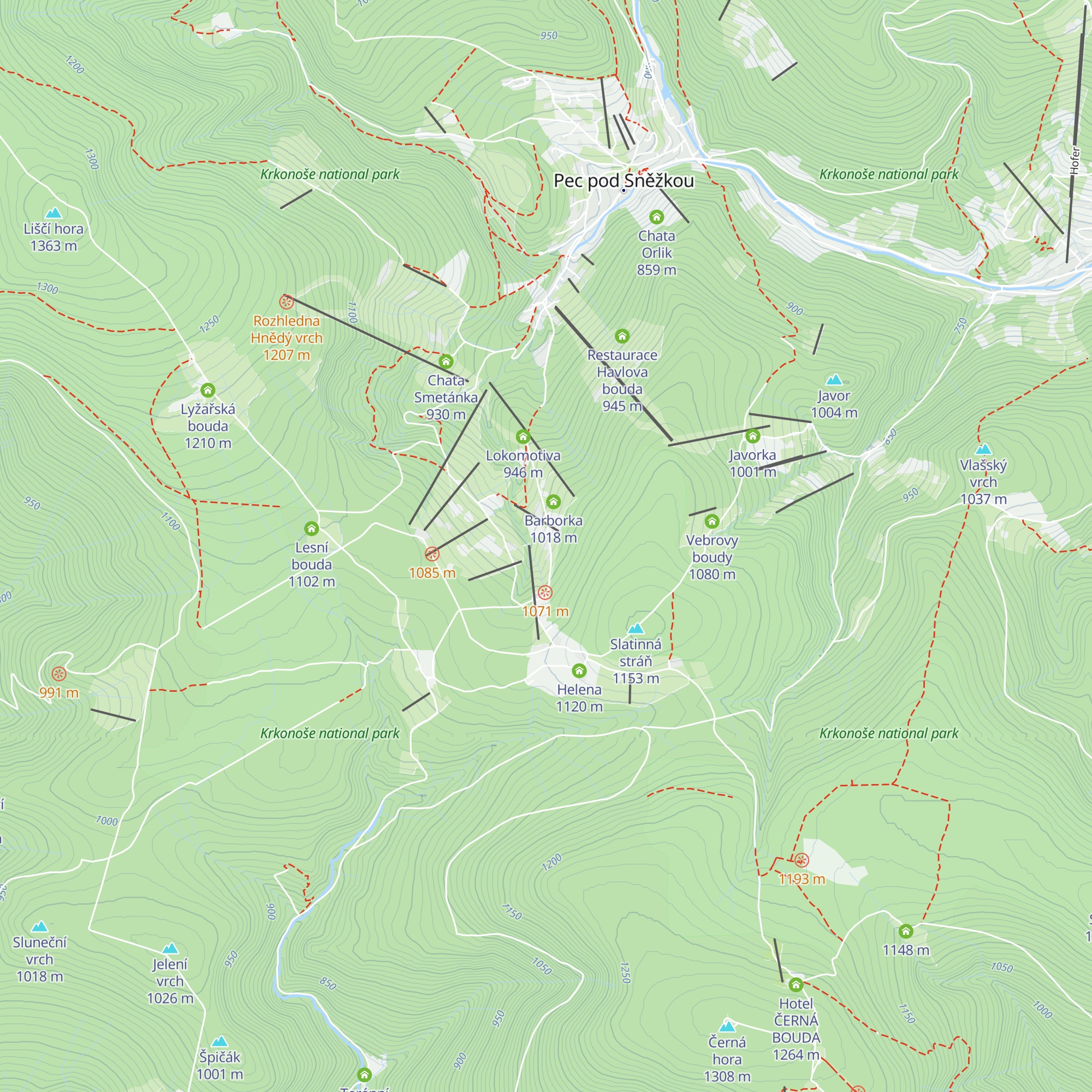 Jindřichův dům map
