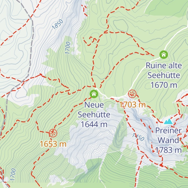 Map of Neue Seehütte
